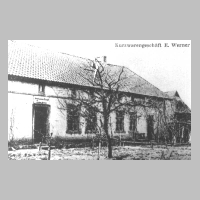 080-0006 Diese alte Postkarte von Pregelswalde zeigt das Kurzwarengeschaeft von E. Werner.jpg
